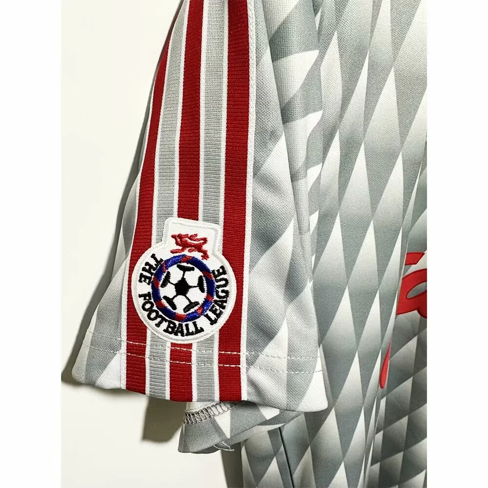 Retro 89/91 Liverpool Away with patch Football Shirt Thai Quality