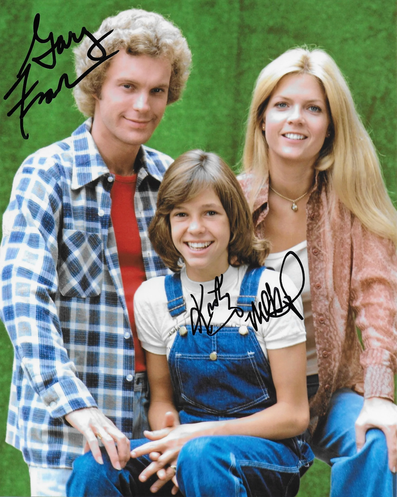 Gary Frank and Kristy McNichol Family Original Autographed 8x10 Photo Poster painting #7