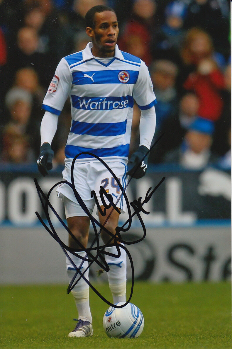 READING HAND SIGNED SHAUN CUMMINGS 6X4 Photo Poster painting 1.