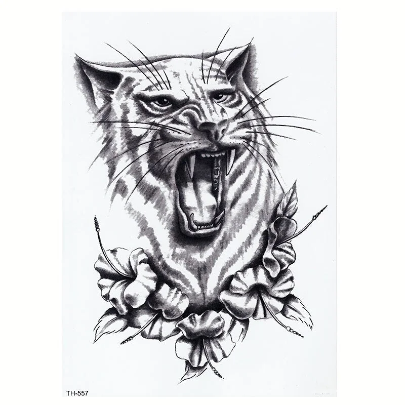 CROWN SKULL SCYTHE DEATH ANGEL WINGS CROSS TEMPORARY TATTOO, CRUCIFIX, BODY ART, MENS, WOMENS