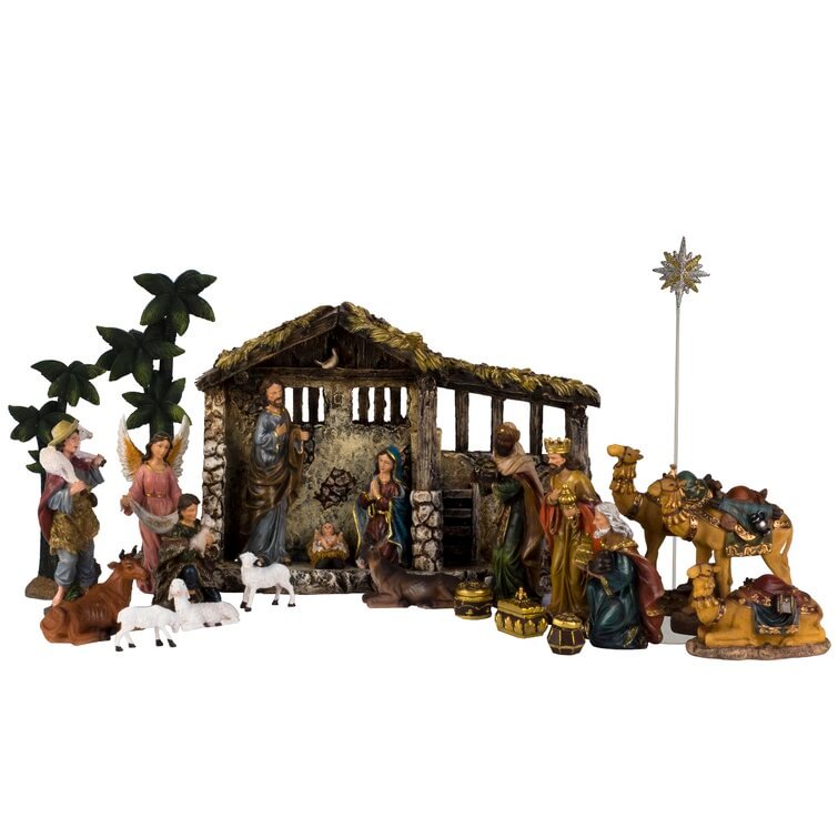 21 Piece Nativity Set
