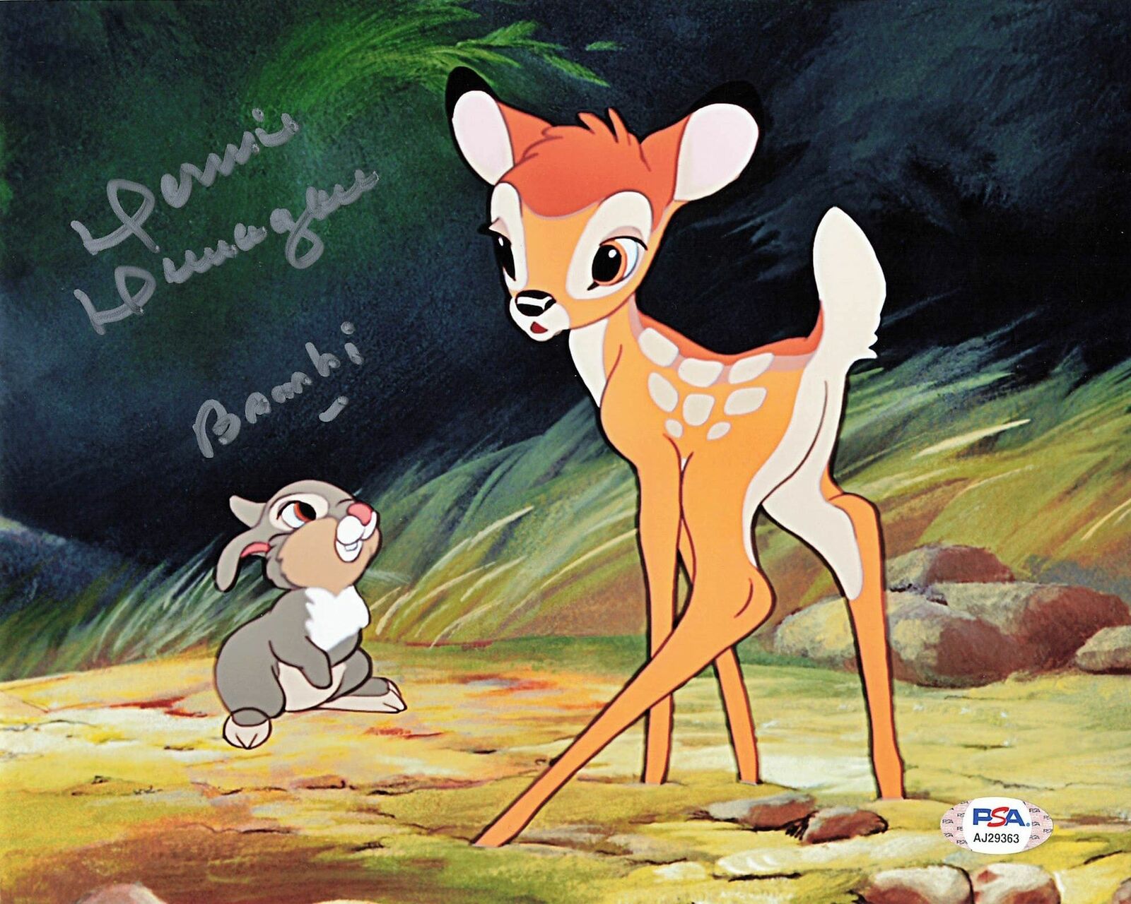 DONNIE DUNAGAN signed 8x10 Photo Poster painting PSA/DNA Bambi Autographed