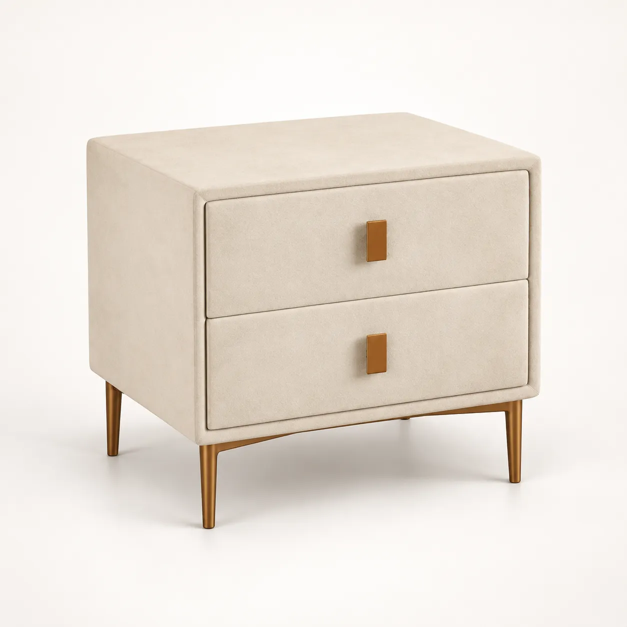 Roma Two-Drawer Bedside Table