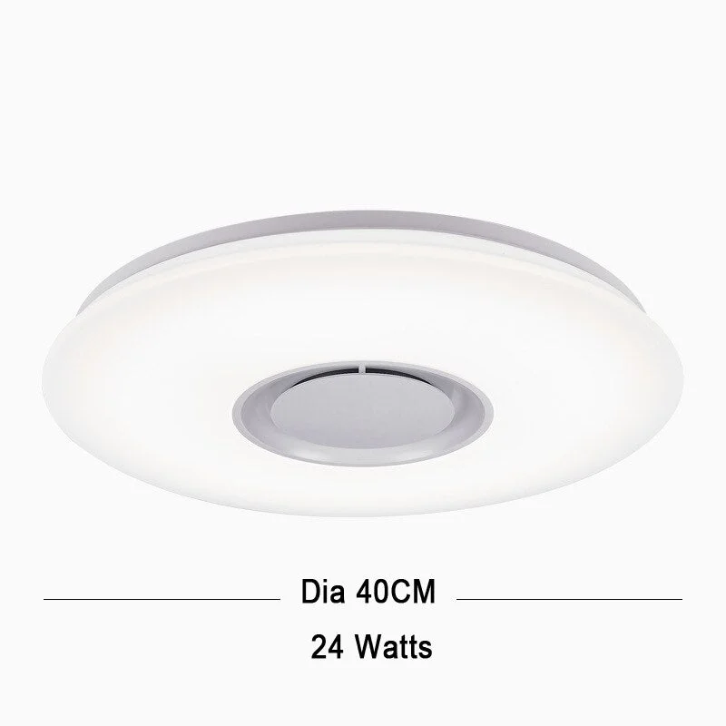 Modern LED RGB Ceiling Light  Music Ceiling Lamp with Bluetooth Speaker Dimmable Home Decoration Indoor Lighting Light Fixtures