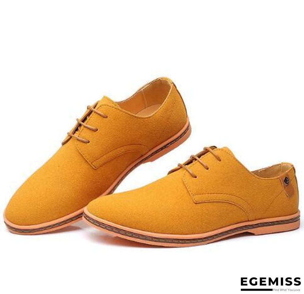 Big Size Suede Leather Men Shoes Oxford Casual Classic Shoes Comfortable Footwear | EGEMISS