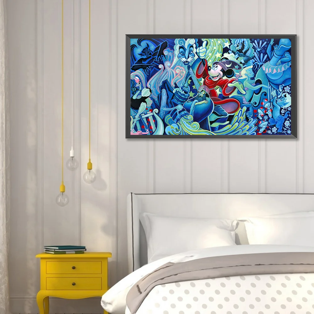 Full Round Diamond Painting 50*30cm - Mickey Symphony