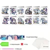 12Pcs Lavender Gnome DIY Diamond Painting Greeting Cards for Adult Holiday Gifts