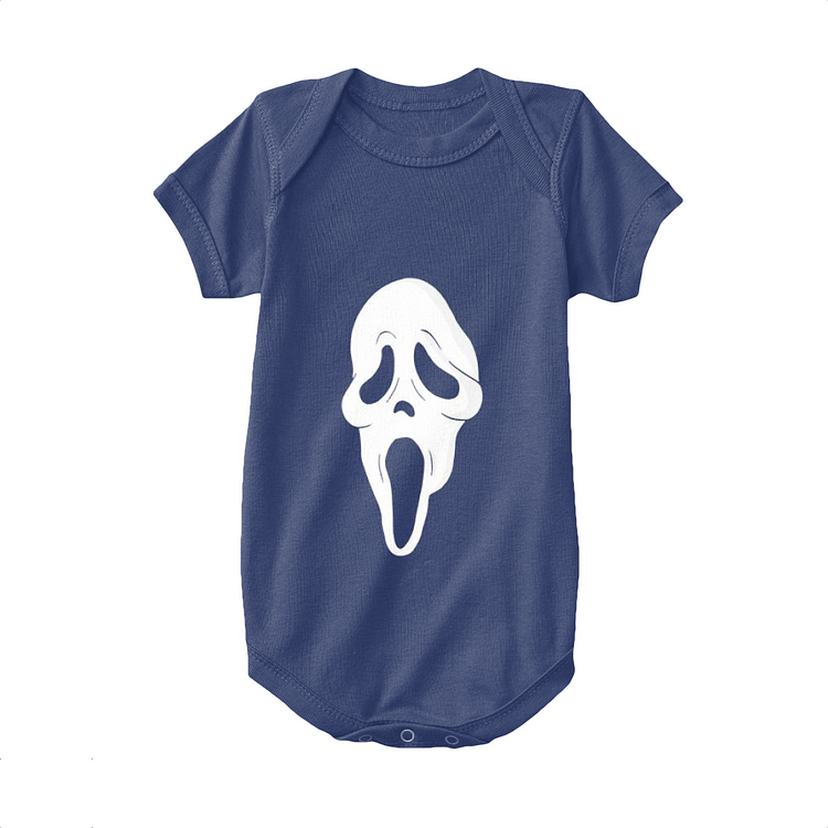 Scream Ghostface Appears, Halloween Baby Onesie