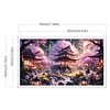 (US Only)Shrine Printed Cross Stitch Kit 70x40cm DIY 11CT Thread Art Needlework Decor