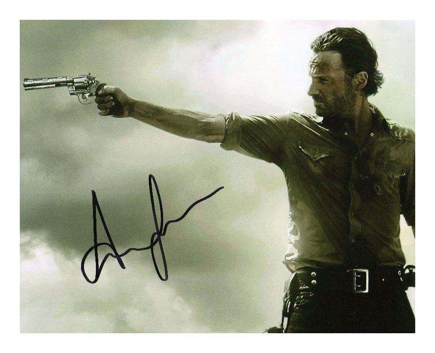 ANDREW LINCOLN - THE WALKING DEAD AUTOGRAPHED SIGNED A4 PP POSTER Photo Poster painting PRINT 14