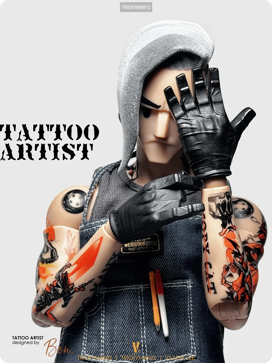 TrickyMan12 - 1/6 scale Tattoo Artist 2 Special Edition FB-10090-B