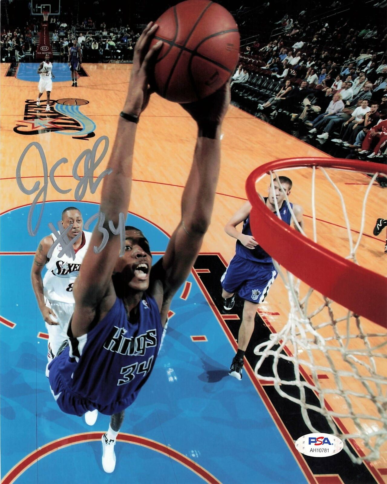 Jason Thompson signed 8x10 Photo Poster painting PSA/DNA Sacramento Kings Autographed