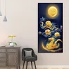 Diamond Painting -DIY Round Drill Bright Moon on The Lake(70*40 CM)