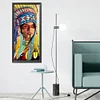 >SALE<5D Full Square Drill Diamond Painting Indian Woman Rhinestones Mosaic Art