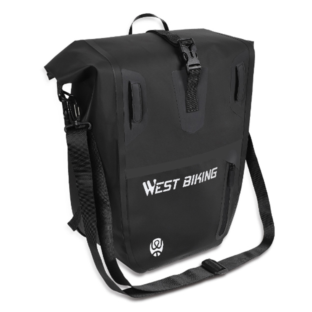 

WEST BIKING 25L MTB Bicycle Reflective Tail Rack Pannier Waterproof Bags, 501 Original