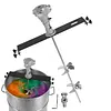 [US Local Warehouse] 50 Gallon Pneumatic Paint Mixer 1/2 HP 200L IBC Air Agitator With Support Hanger Paint Automatic Stirring Machine for Ink Resin Adhesive Che-mical Dissolution