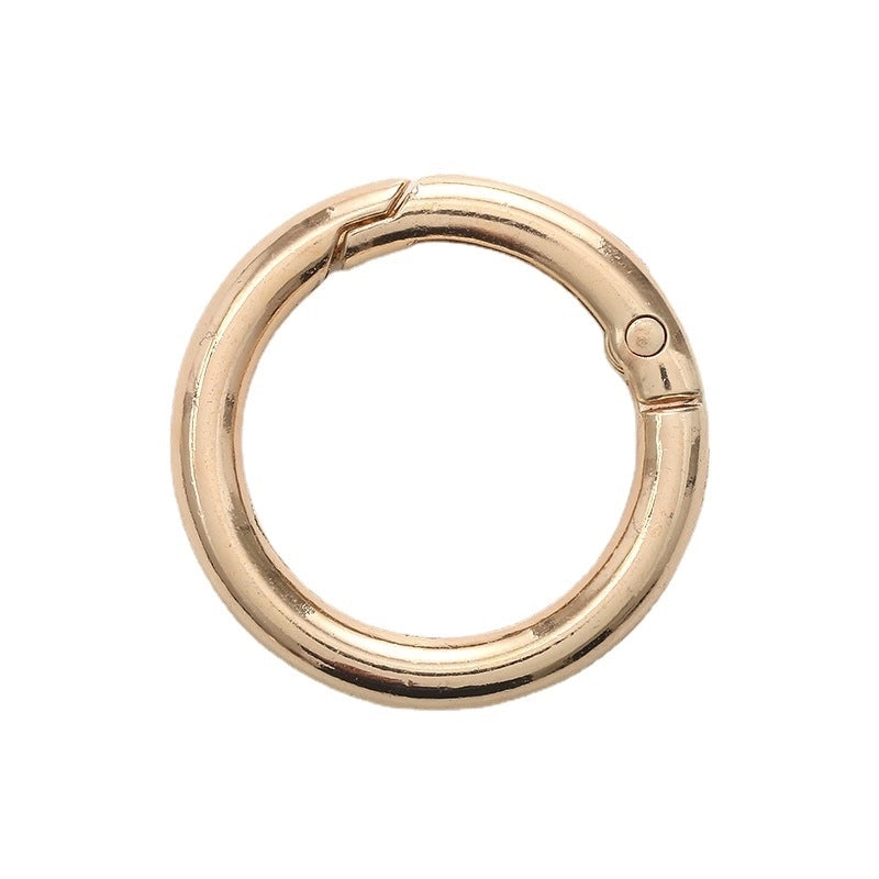 1 Piece 10 * 20mm 12*32mm 25*25mm Metal Solid Color Polished Keychain Lobster Clasp