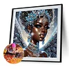Black Woman - Crystal Rhinestone Diamond Painting