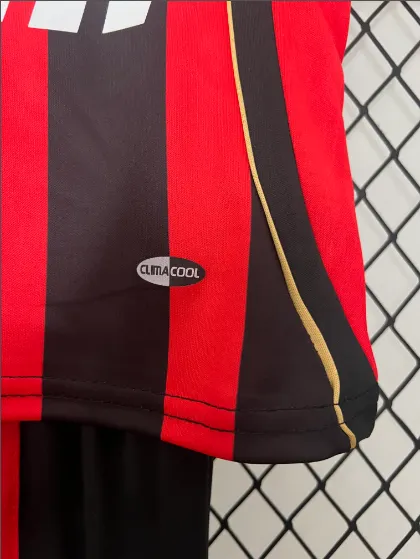 Retro 06/07 AC Milan Home Kids Kit Football Shirt Thai Quality