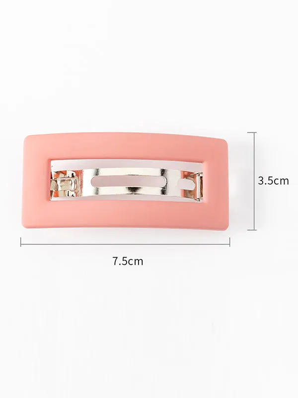 Geometric Hollow Hair Clips