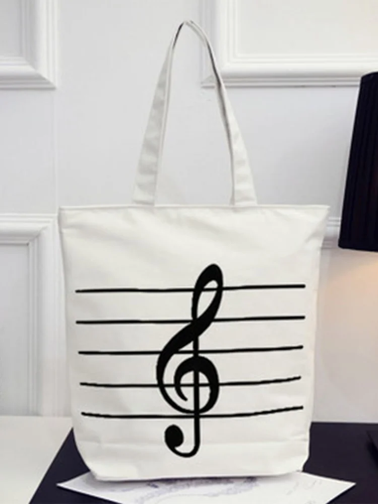 Music Notes Print Music Lover Essential Shoulder Bag