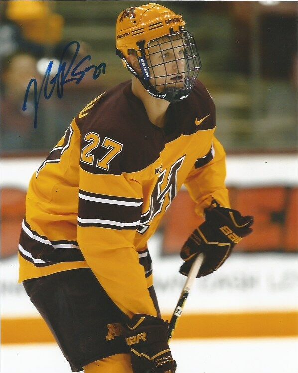 Minnesota Nick Bjugstad Signed Autographed 8x10 Photo Poster painting COA