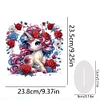 Acryl Rose Einhorn - 5d DIY Handwerk Ornament
