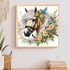 Pferd - speziell geformte Diamantmalerei - 30*30cm