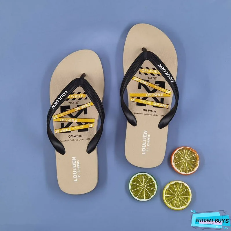 Men's Summer Outdoor Flip-flops Couple Beach Flip Flops