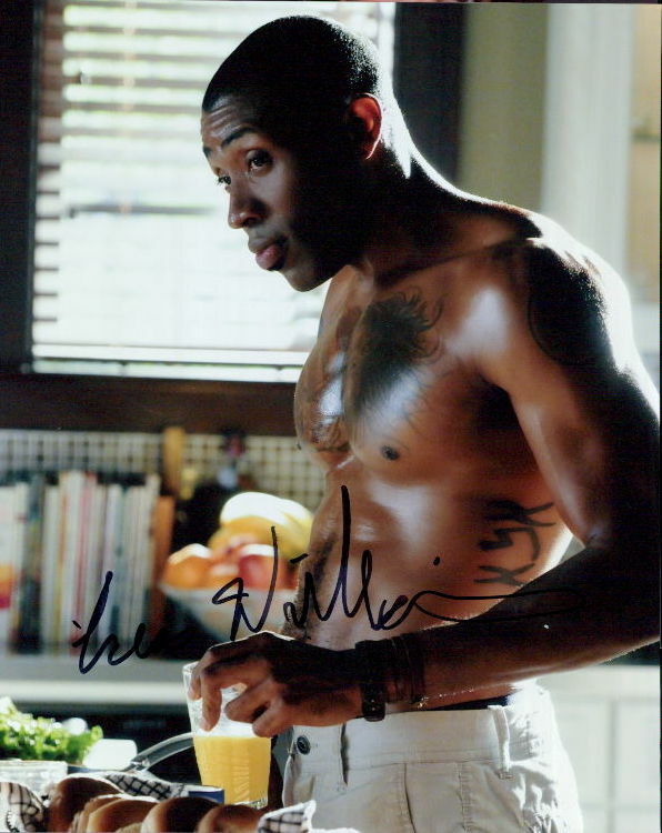 Cress Williams shirtless signed 8x10 Photo Poster painting in-person