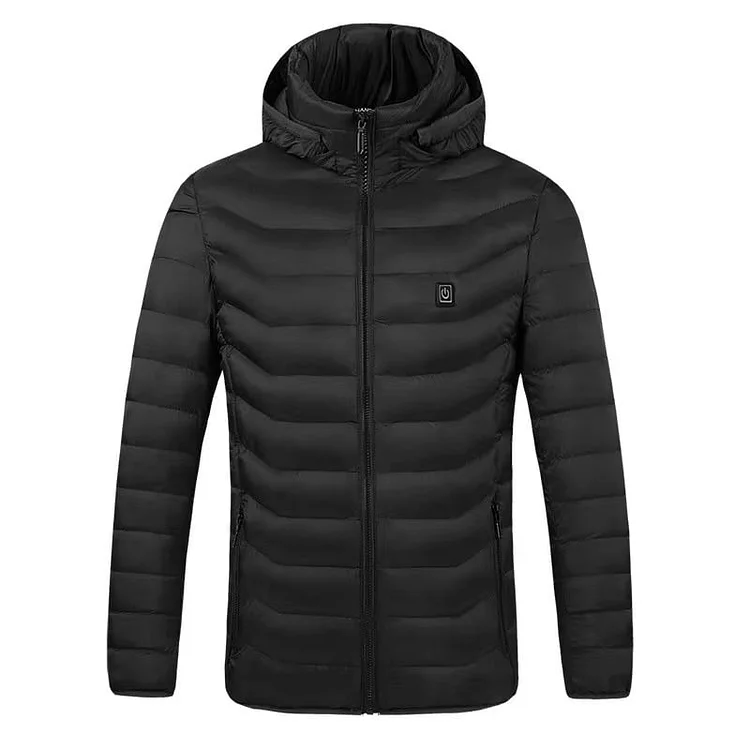 🔥🔥Last 4 hours 57% OFF-Black technology three-speed adjustable heating winter down jacket