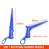 5pcs Sealing Caulking Nozzle Odorless Glass Glue Nozzles Construction Tools