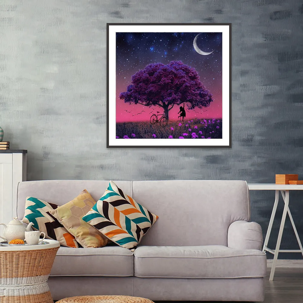 Full Round Diamond Painting 30*30cm - Tree
