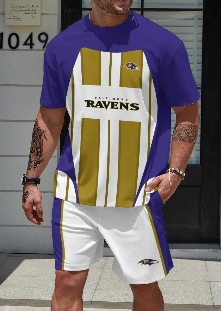 Baltimore Ravens  Limited Edition Top And Shorts Two-Piece Suits