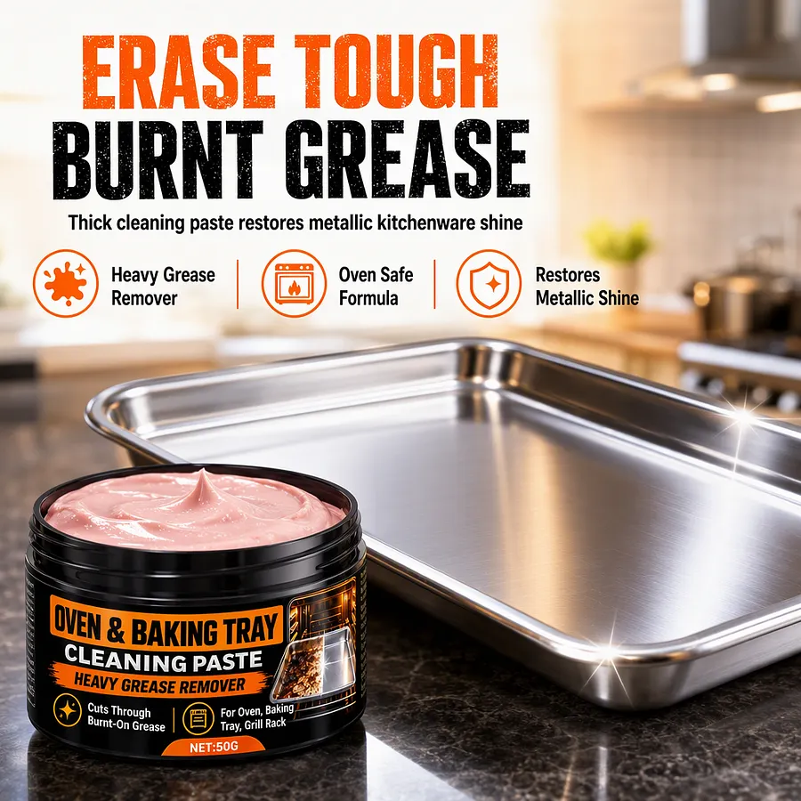 Heavy-duty grease removal cleaning paste