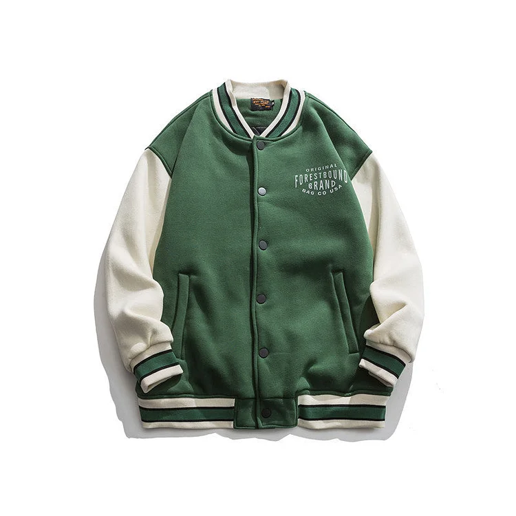 Letterman Jacket Outfit Senior Jackets Varsity Baseball Coat Autumn Reflective Printed Jacket Boys Baseball Uniform