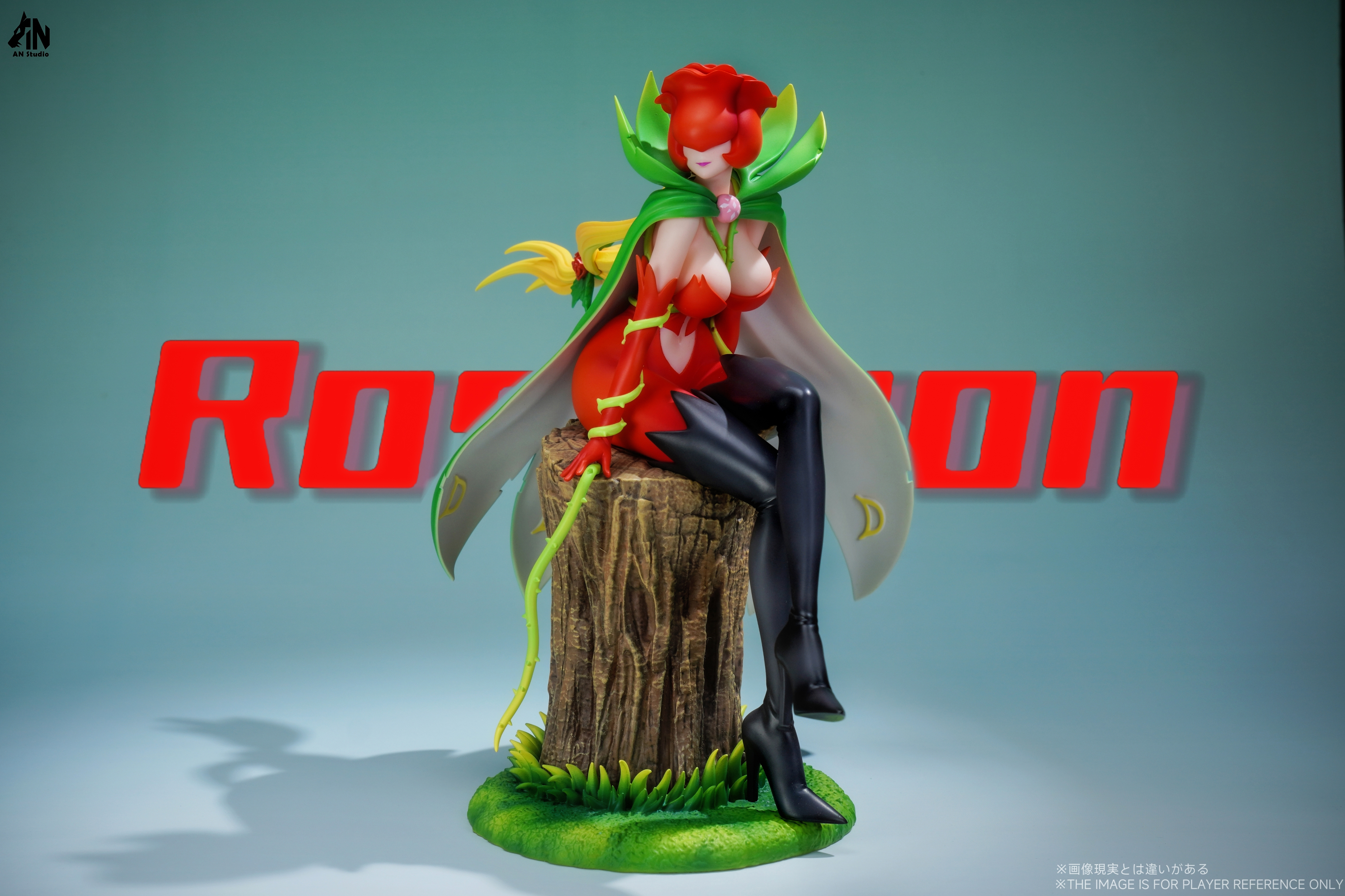 AN Studio - Digimon Pure Ecology Splicing Series Rosemon & Togemon & Mimi Tachikawa Statue(GK)-