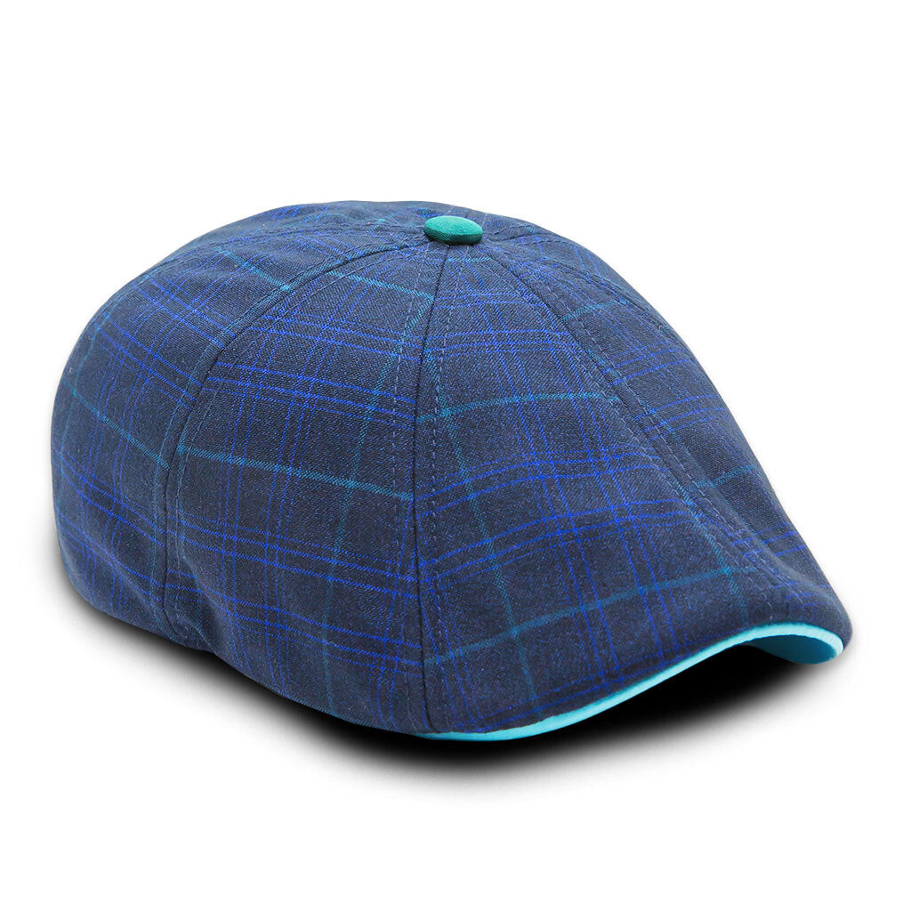 Hatsfashion-The Midnight Summer Peaky   Cap - Plaid