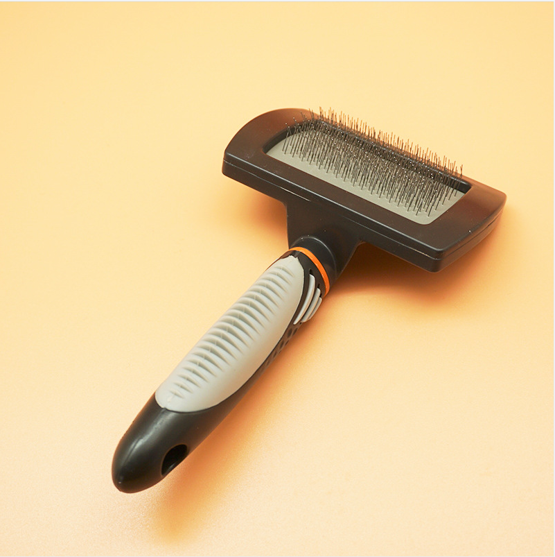 Non-slip Handle Pet Soft Needle Comb Cat And Dog Plastic Hair Brush