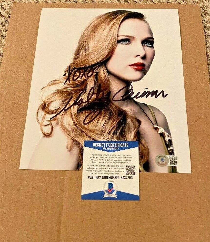 MOLLY QUINN SIGNED 8X10 Photo Poster painting BECKETT CERTIFIED #4