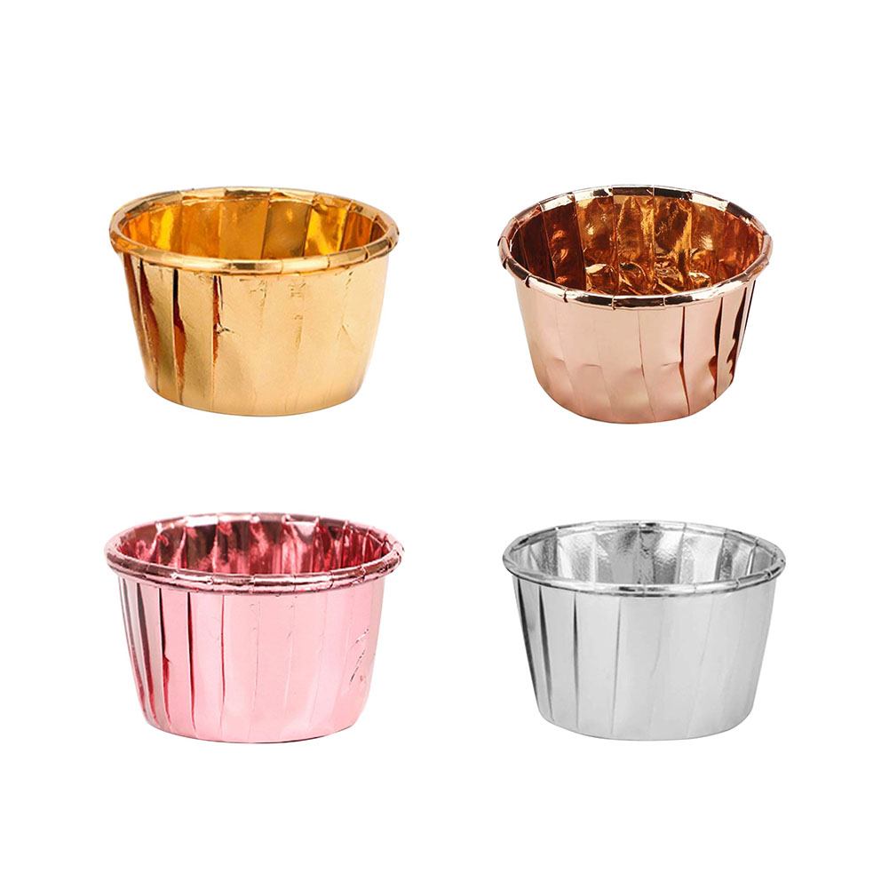 

50pcs Oilproof Cupcake Wrapper Paper Wedding Party Muffin Baking Cup Tray, 501 Original