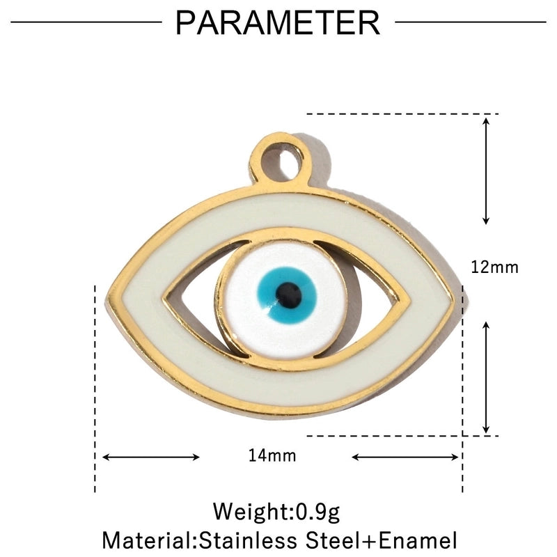 3 PCS/Package 12*17mm 17*14mm 19*14mm 304 Stainless Steel Water Droplets Jewelry Accessories Pendant