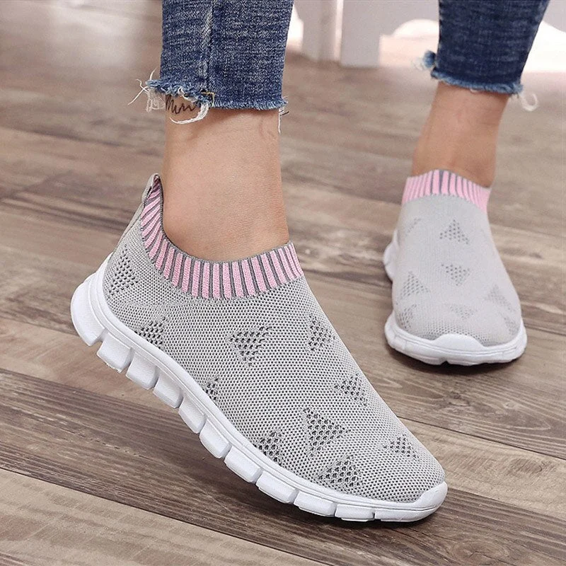 Women Shoes Fashion Socks Sneakers Women 2020 Basket Femme Vulcanize Shoes Sport Sneakers Woman Slip On Zapatillas Mujer 43