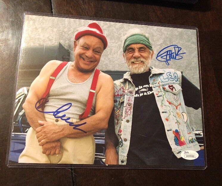 Cheech And Chong Signed 8x10 Action Photo Poster painting AUTOGRAPHED JSA/COA K02080