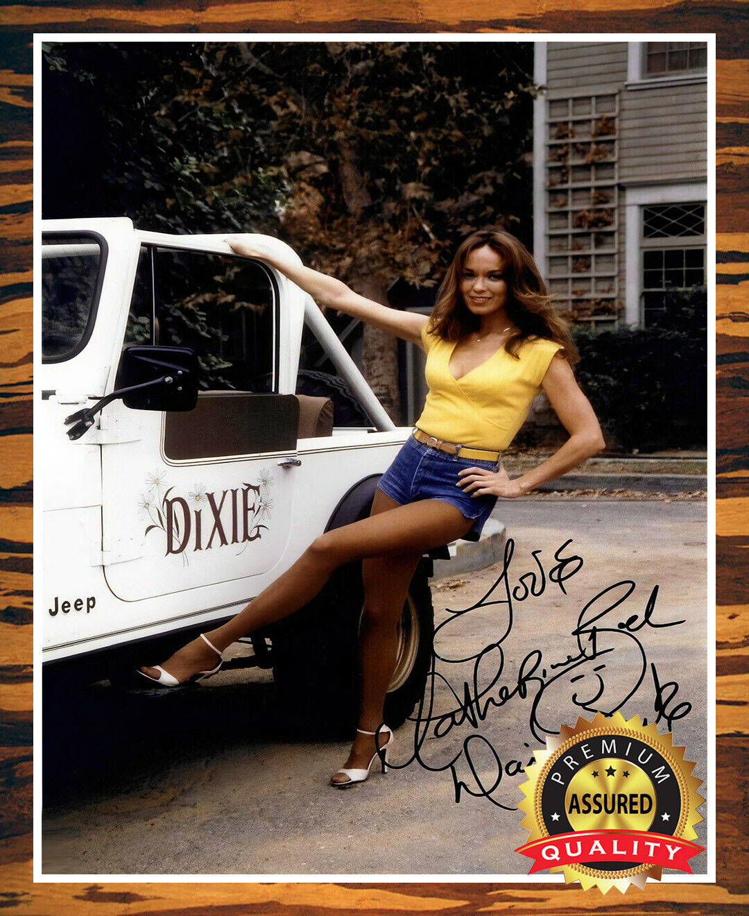 Catherine Bach - Autographed Signed 8 x10 Photo Poster painting (Dukes of Hazard) Reprint