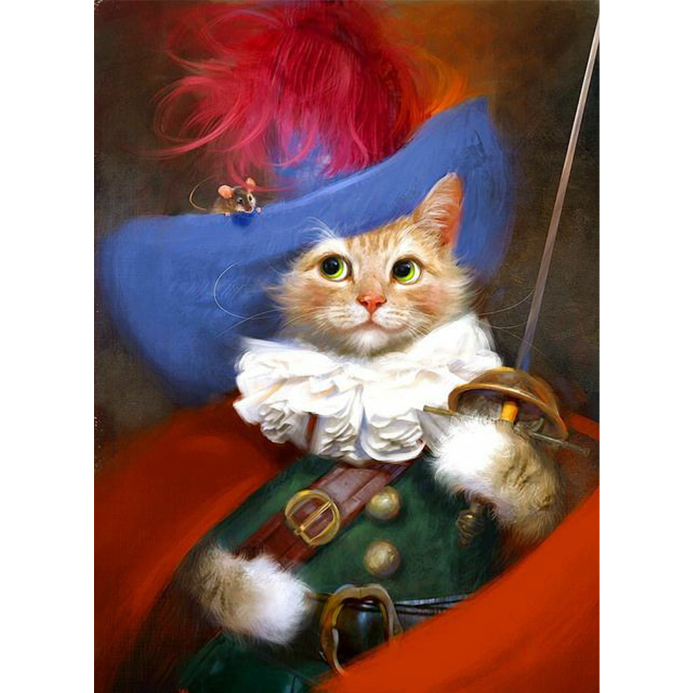 

Cat - Square Drill Diamond Painting - 30*40CM, 501 Original