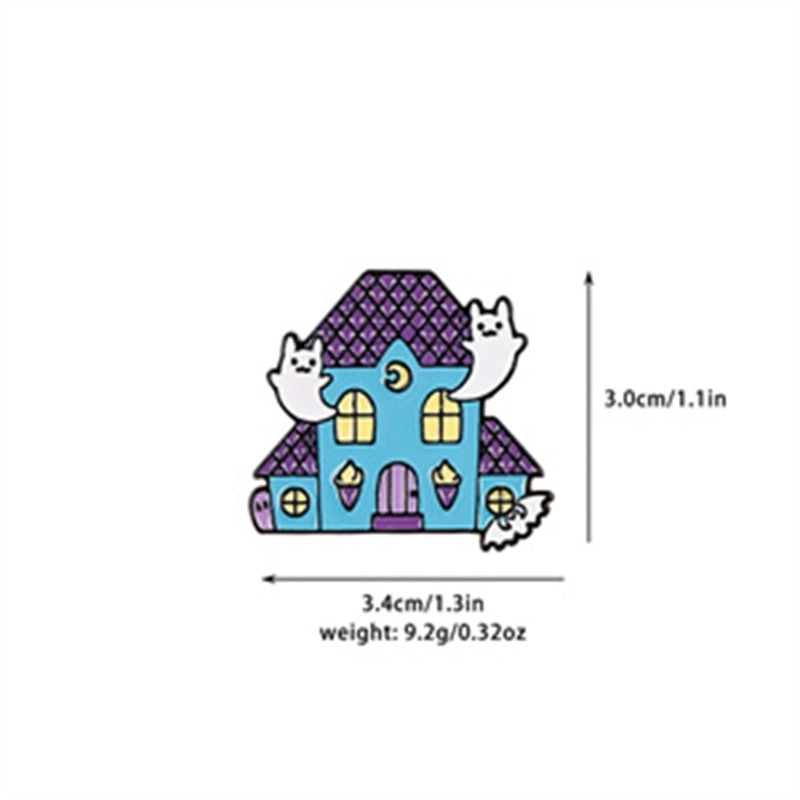 Cute Minimalist Classic Style Halloween Pattern Alloy Plating Unisex Brooches