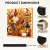 Thanksgiving Day DIY 5D Diamond Painting Kit with Frame 25x25cm