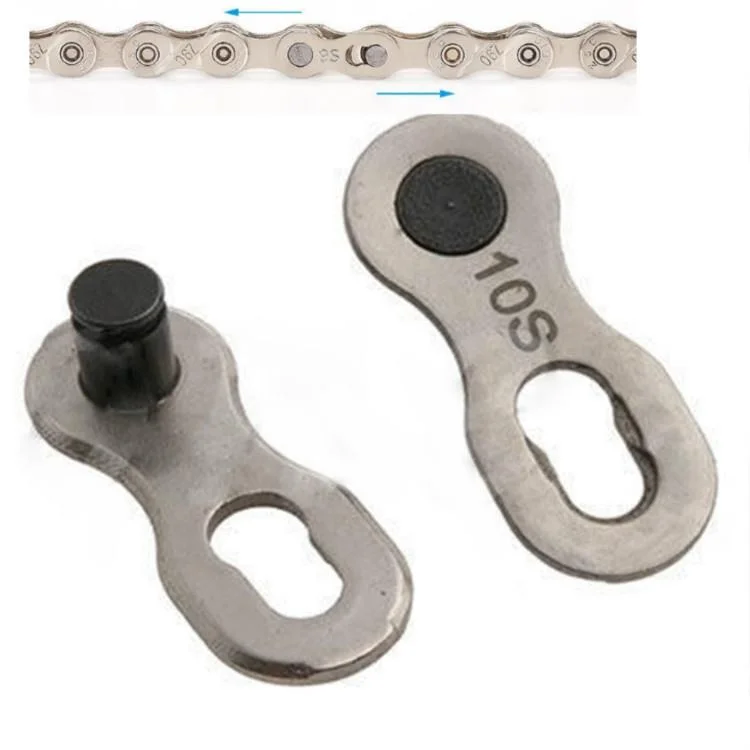 3 Pairs Bicycle Chain Magic Buckle Chain Joint, Model:KM- 10 Speed