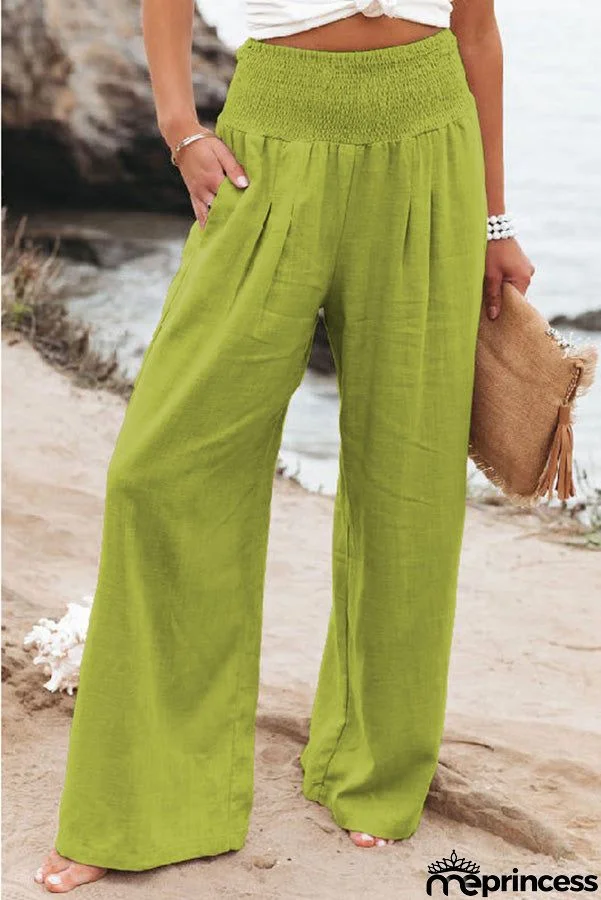 Fresh Air Pocketed Smocked Pants